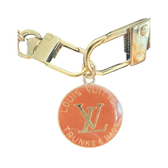 Louis Vuitton Brown & Gold Luggage Charm Necklace (LVXX035) - Picture 2 of 3